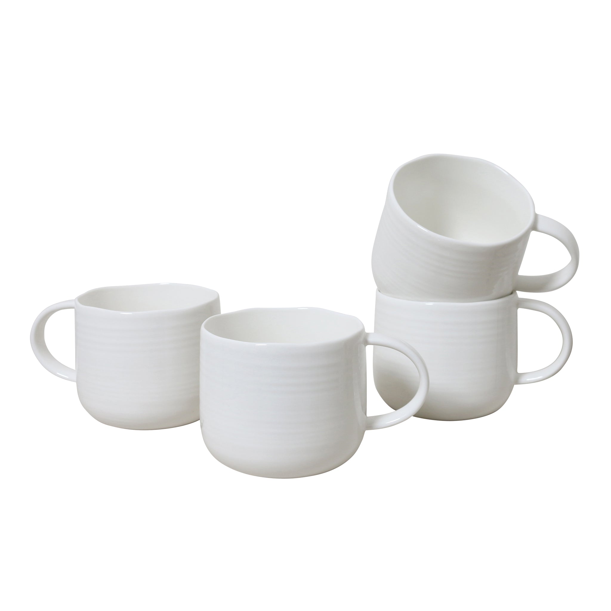 Robert Gordon Mug Set of 4- At Home White