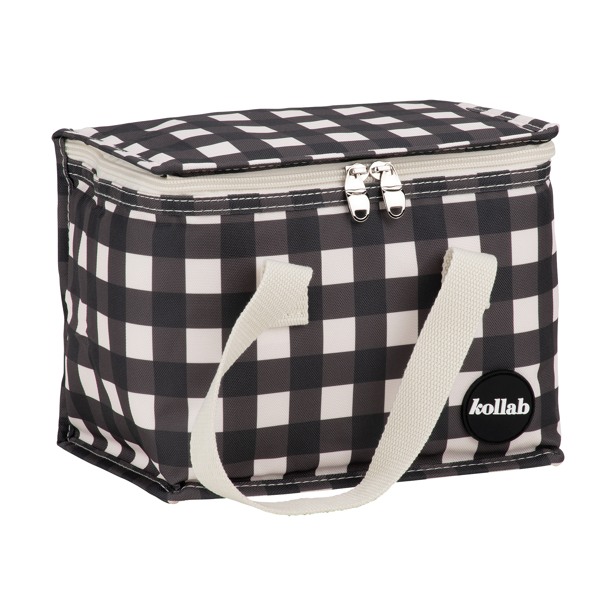 Kollab Holiday Lunch Box Black Check