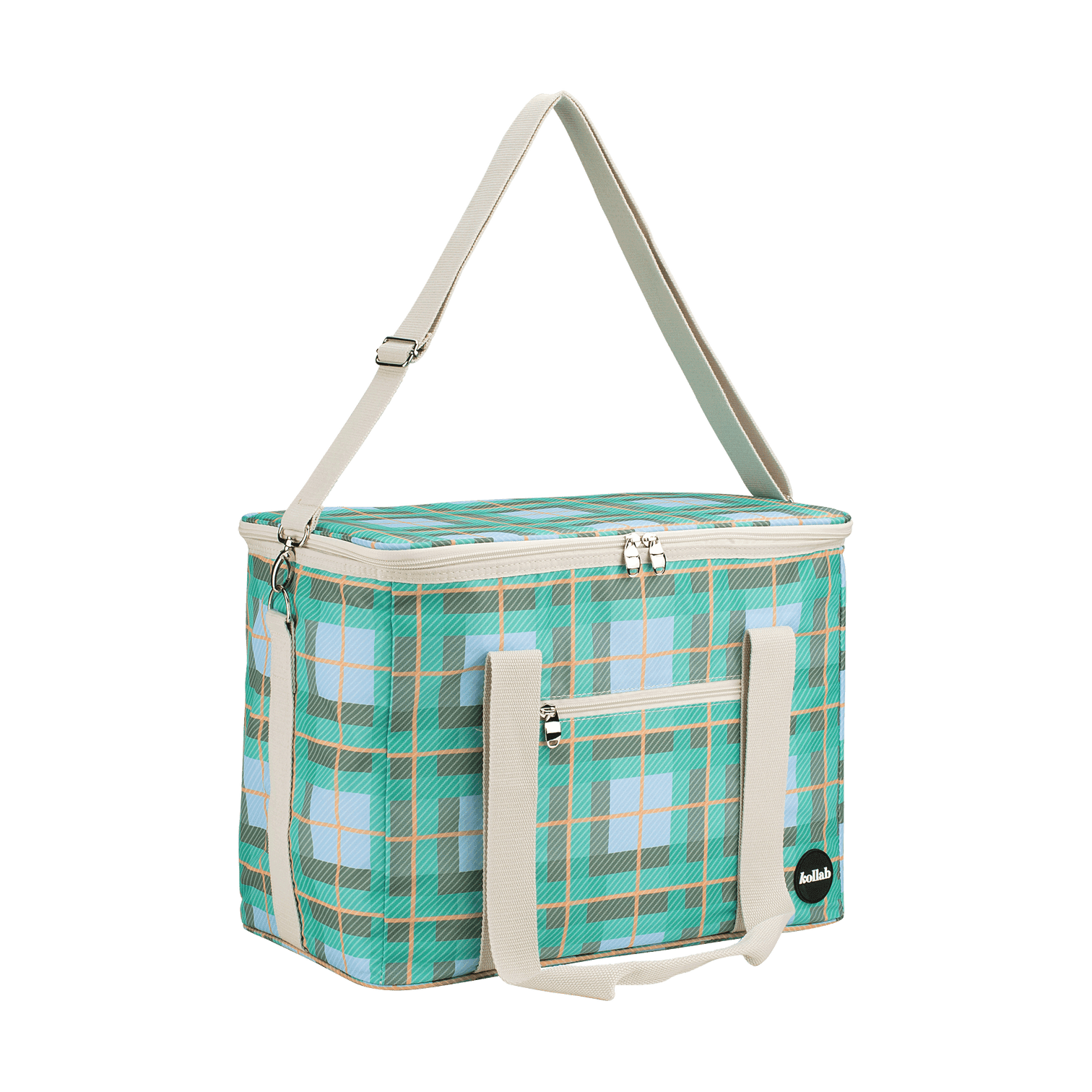 Kollab Holiday Picnic Bag Ocean Check