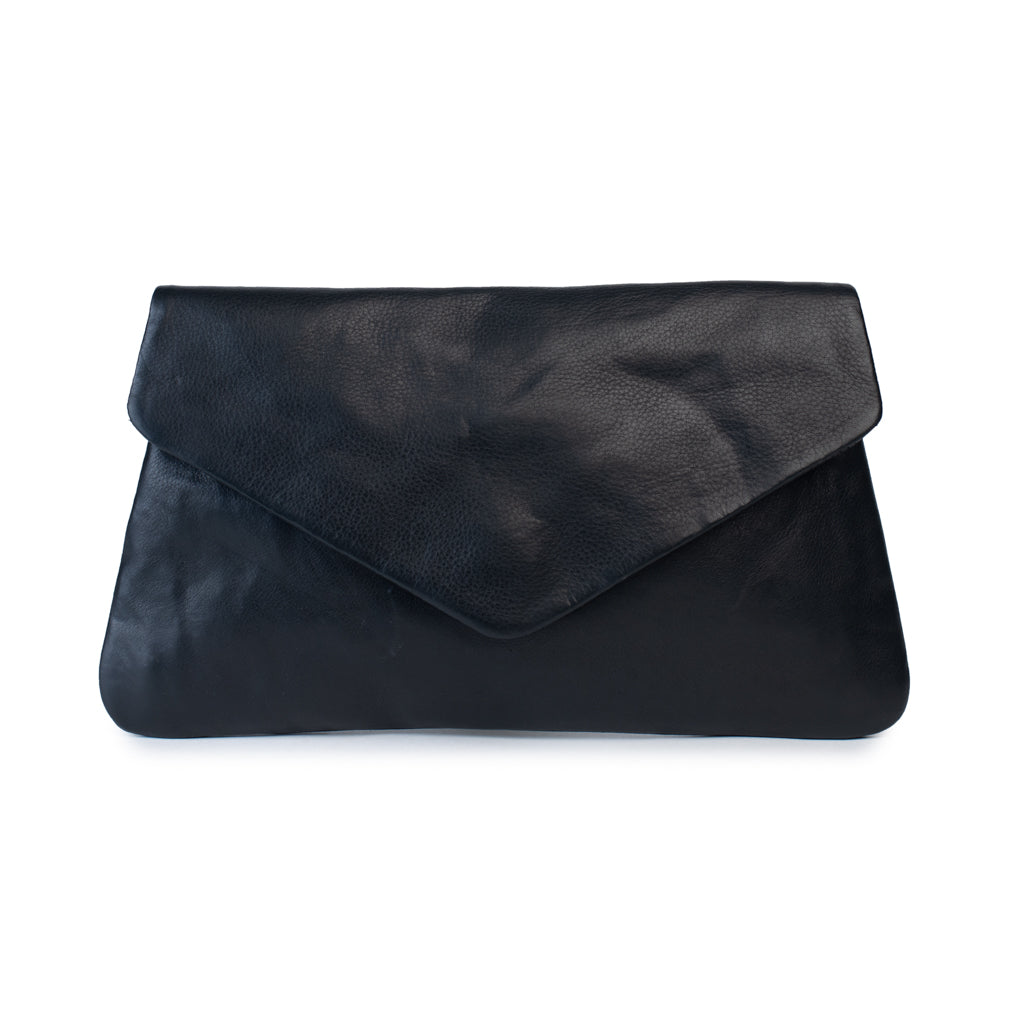 Dusky Robin Riley Leather Clutch